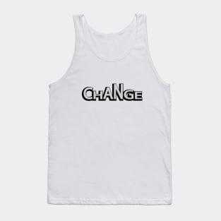 Change changing typographic logo design Tank Top